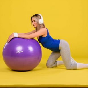 Гимнастический мяч PROFI-FIT, диаметр 75 см, антивзрыв