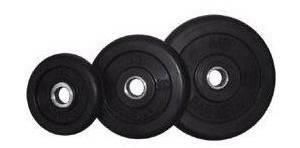 Диск обрезиненный Barbell 20 кг металлическая втулка