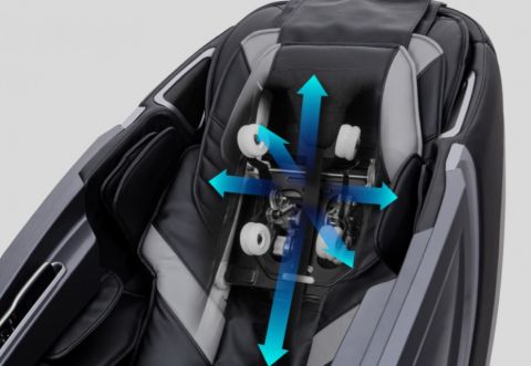 Массажное кресло Ergonova ErgoLine 4  Black-grey