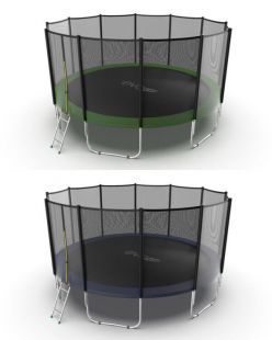 Батут Evo Jump External 16ft (Зеленый / Синий)